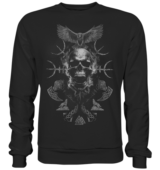 Skull Aegishjalmur - Basic Sweatshirt