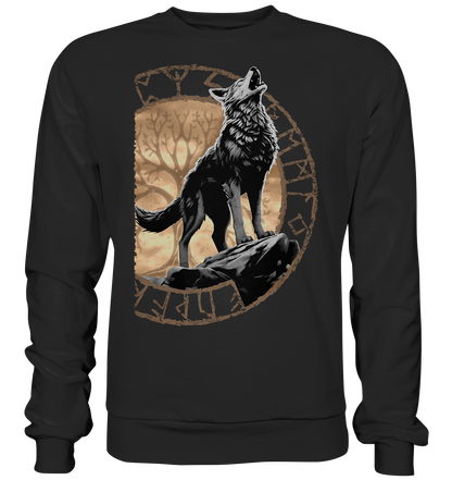 Wolf Yggdrasil  - Basic Sweatshirt