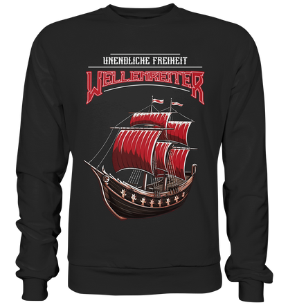 Wellenreiter Wikingerschiff  - Basic Sweatshirt