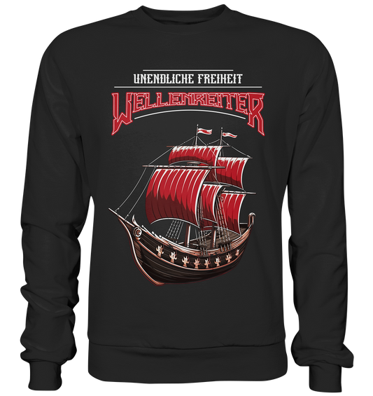 Wellenreiter Wikingerschiff  - Basic Sweatshirt