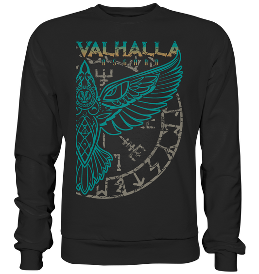 Valhalla Asgard Hugin  - Basic Sweatshirt | Sale