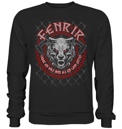 Nordic Wolf   Fenrir - Basic Sweatshirt