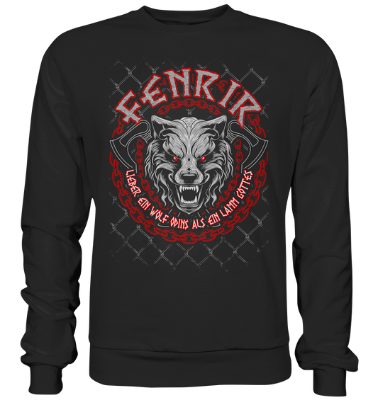 Nordic Wolf   Fenrir - Basic Sweatshirt