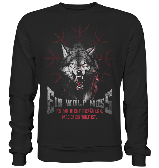 Nordischer Wolf - Basic Sweatshirt