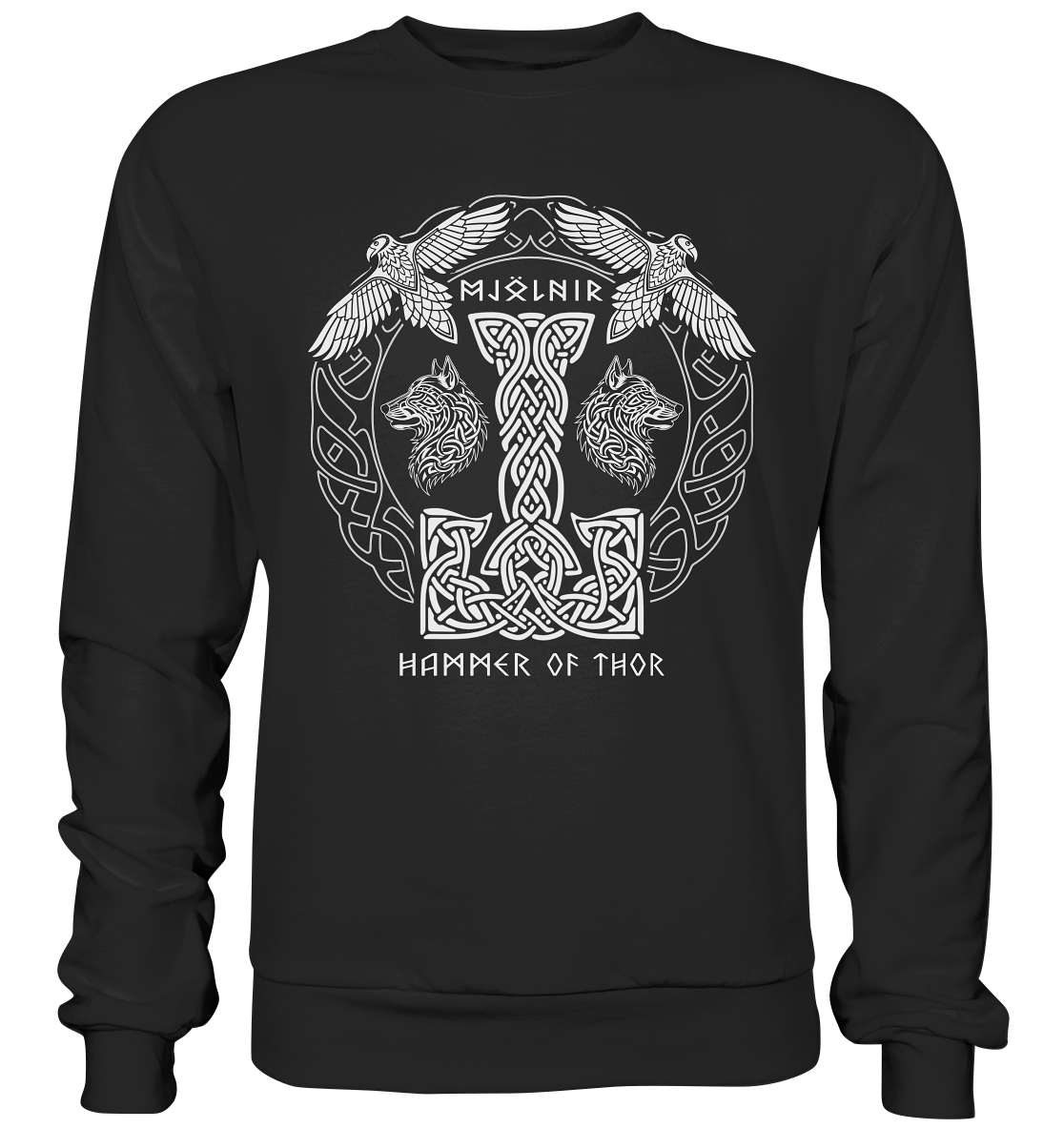 Mjölnir Hammer Of Thor - Basic Sweatshirt