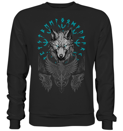 Wolf Vegvisir - Basic Sweatshirt