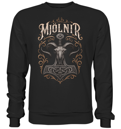 Mjölnir , Schädel - Basic Sweatshirt