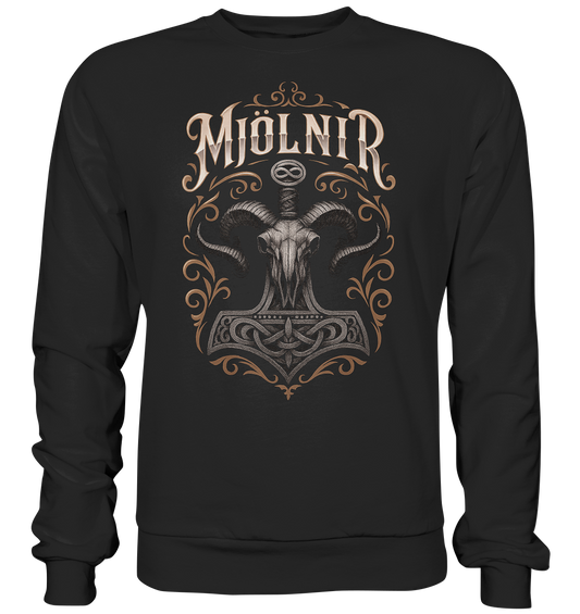 Mjölnir , Schädel - Basic Sweatshirt
