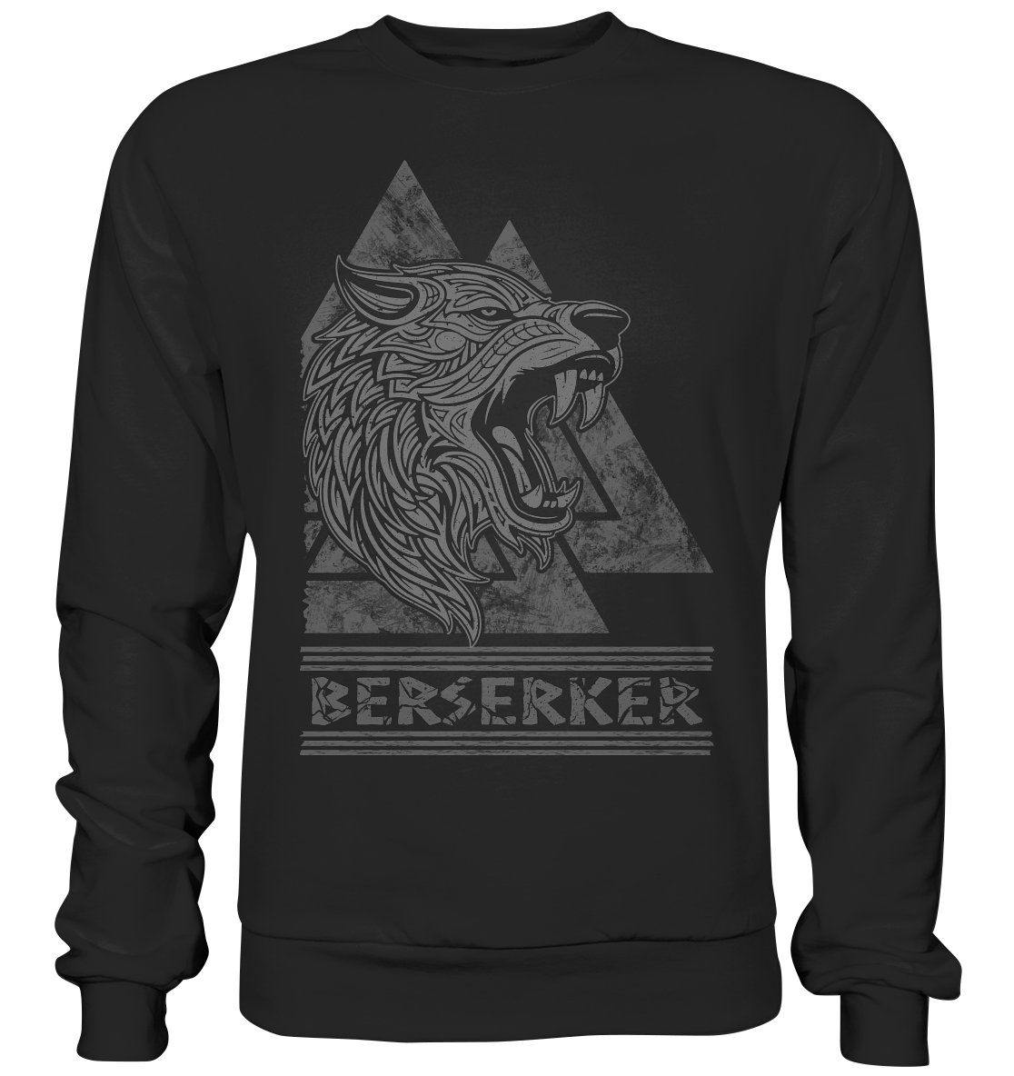 Nordic Wolf Berserker  - Basic Sweatshirt