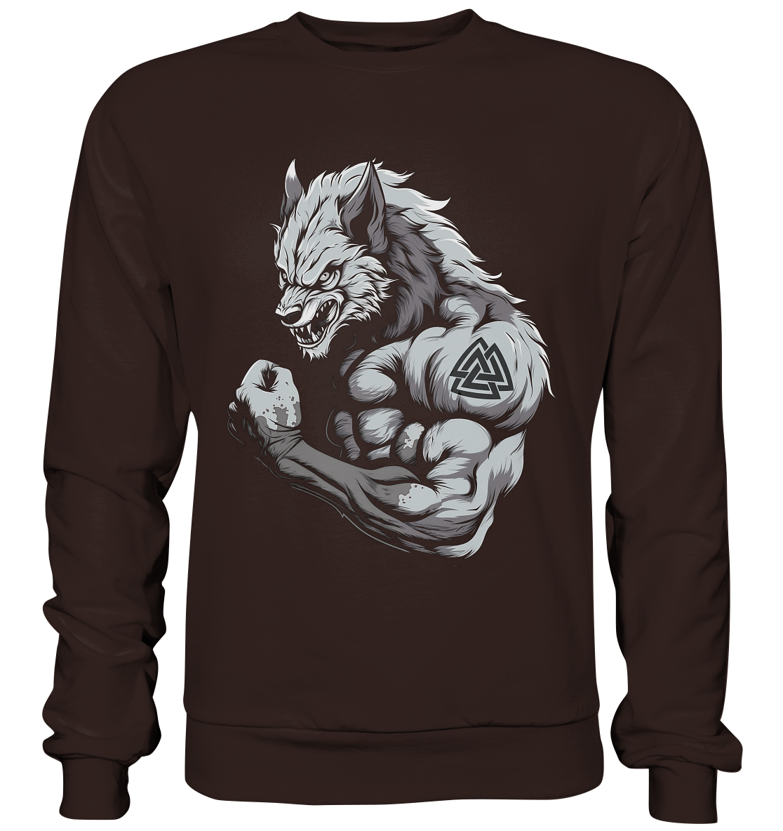 Wolf Valknut - Basic Sweatshirt