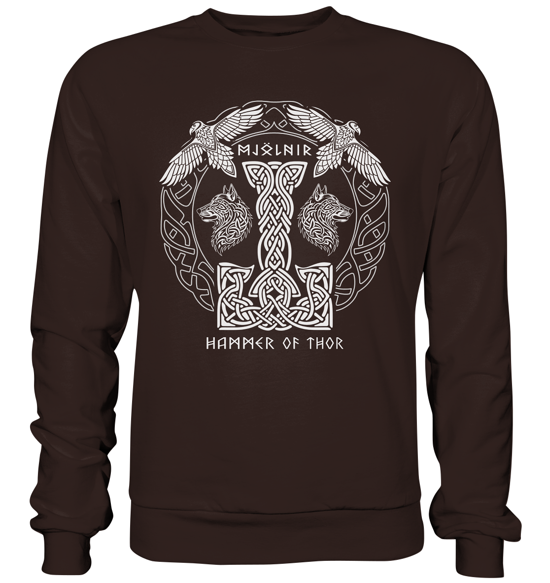 Mjölnir Hammer Of Thor - Basic Sweatshirt