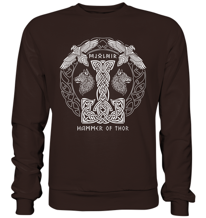 Mjölnir Hammer Of Thor - Basic Sweatshirt