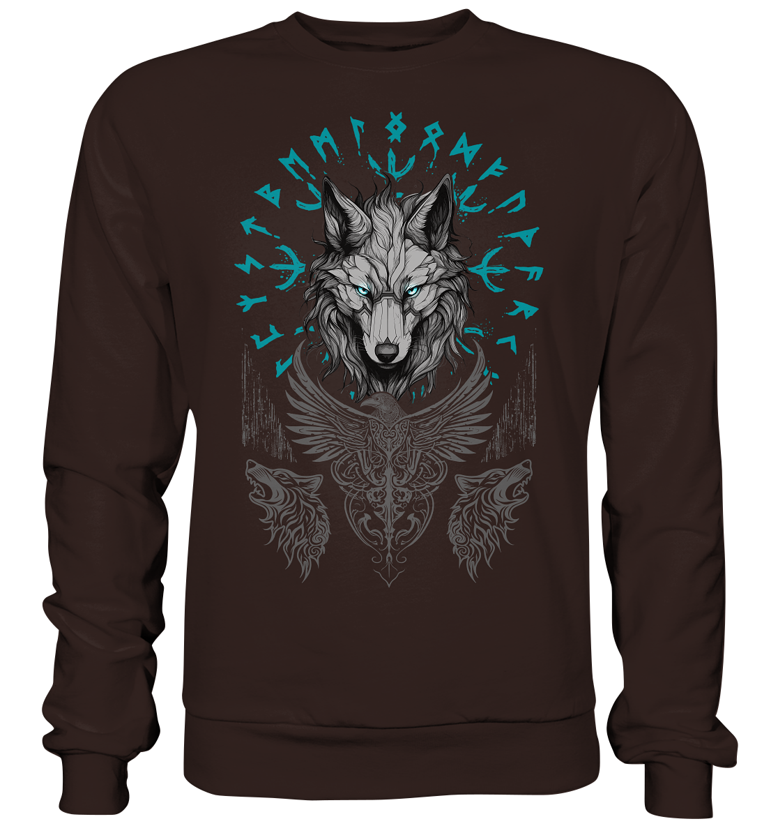 Wolf Vegvisir - Basic Sweatshirt