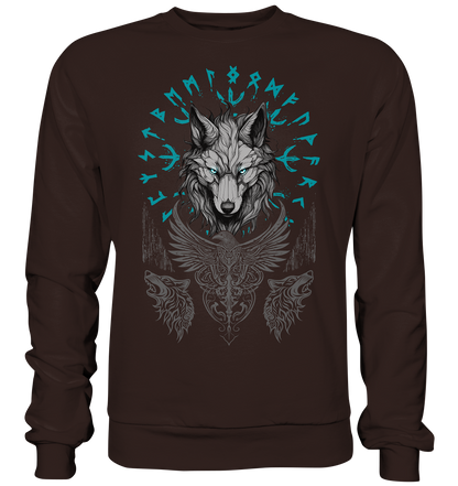 Wolf Vegvisir - Basic Sweatshirt