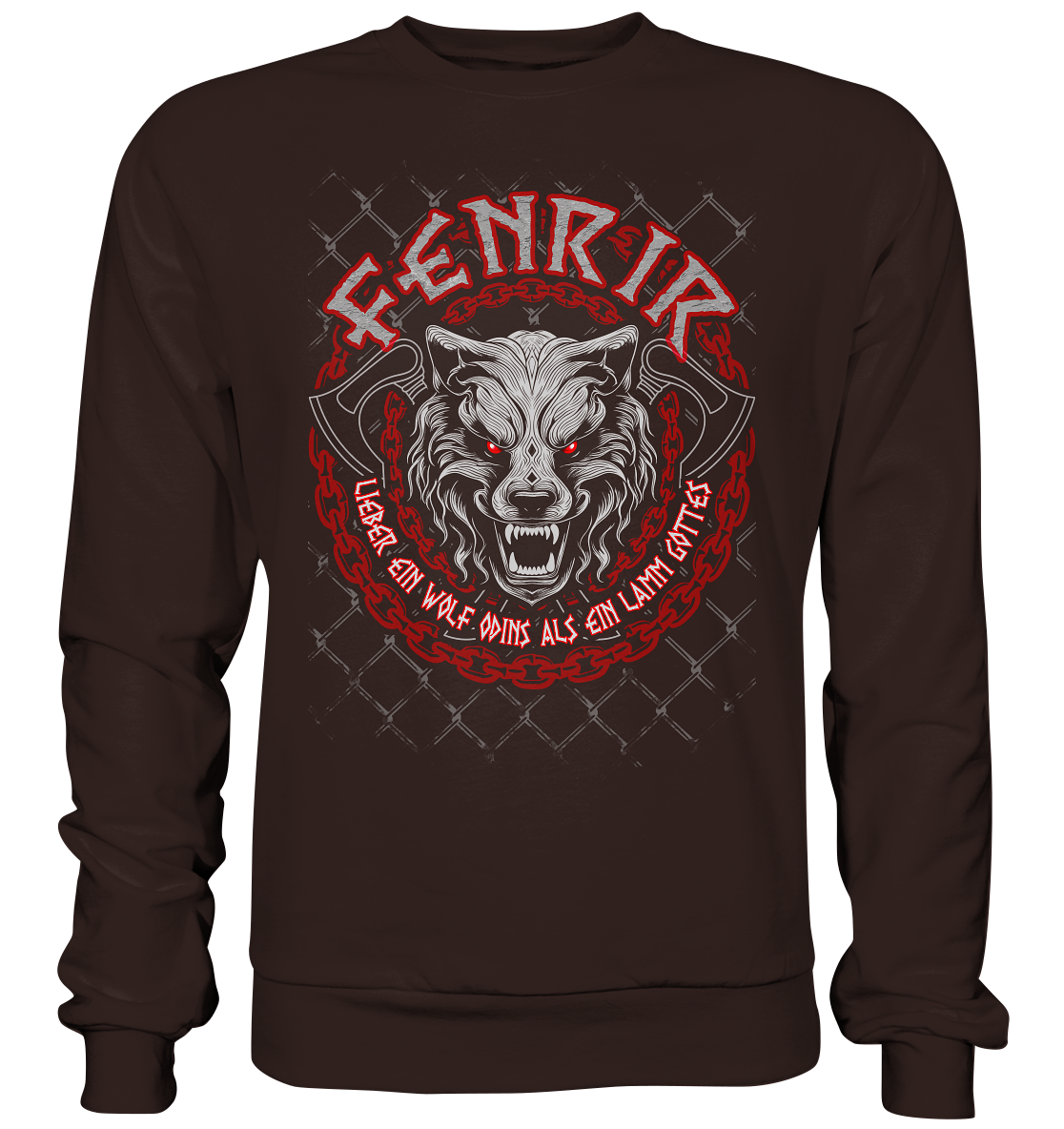 Nordic Wolf   Fenrir - Basic Sweatshirt