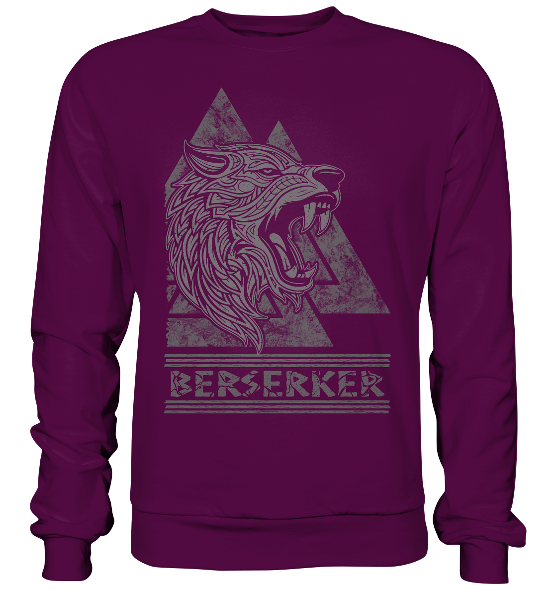 Nordic Wolf Berserker  - Basic Sweatshirt