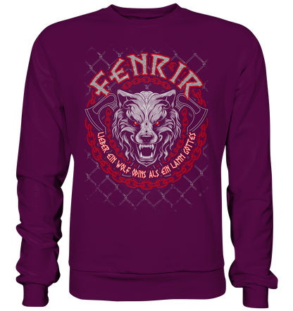 Nordic Wolf   Fenrir - Basic Sweatshirt