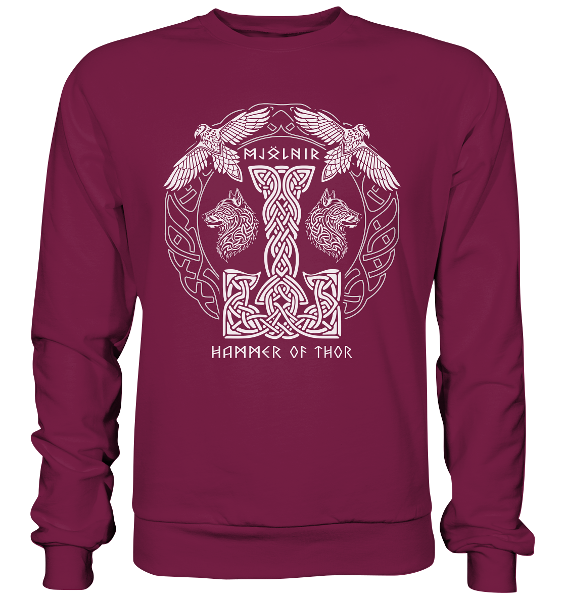 Mjölnir Hammer Of Thor - Basic Sweatshirt