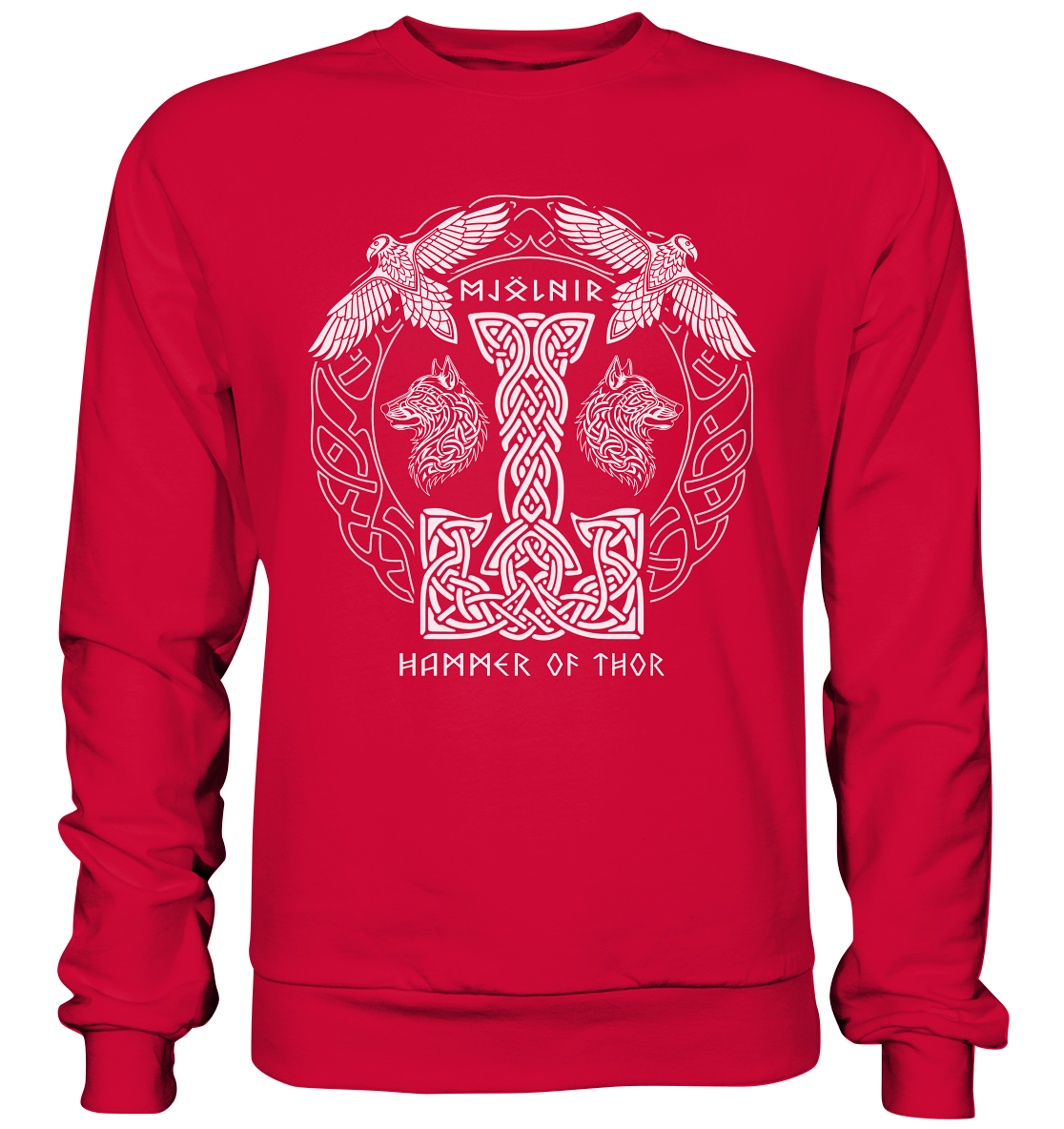 Mjölnir Hammer Of Thor - Basic Sweatshirt