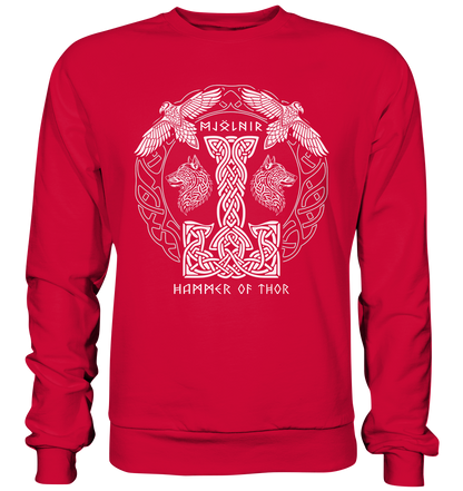 Mjölnir Hammer Of Thor - Basic Sweatshirt