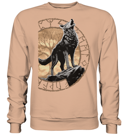 Wolf Yggdrasil  - Basic Sweatshirt