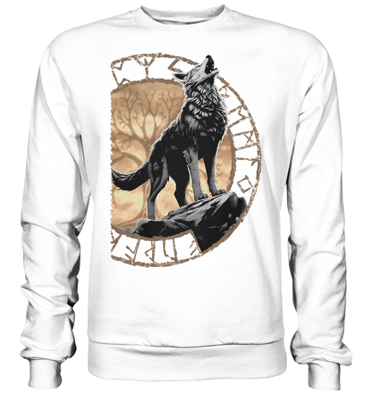 Wolf Yggdrasil  - Basic Sweatshirt