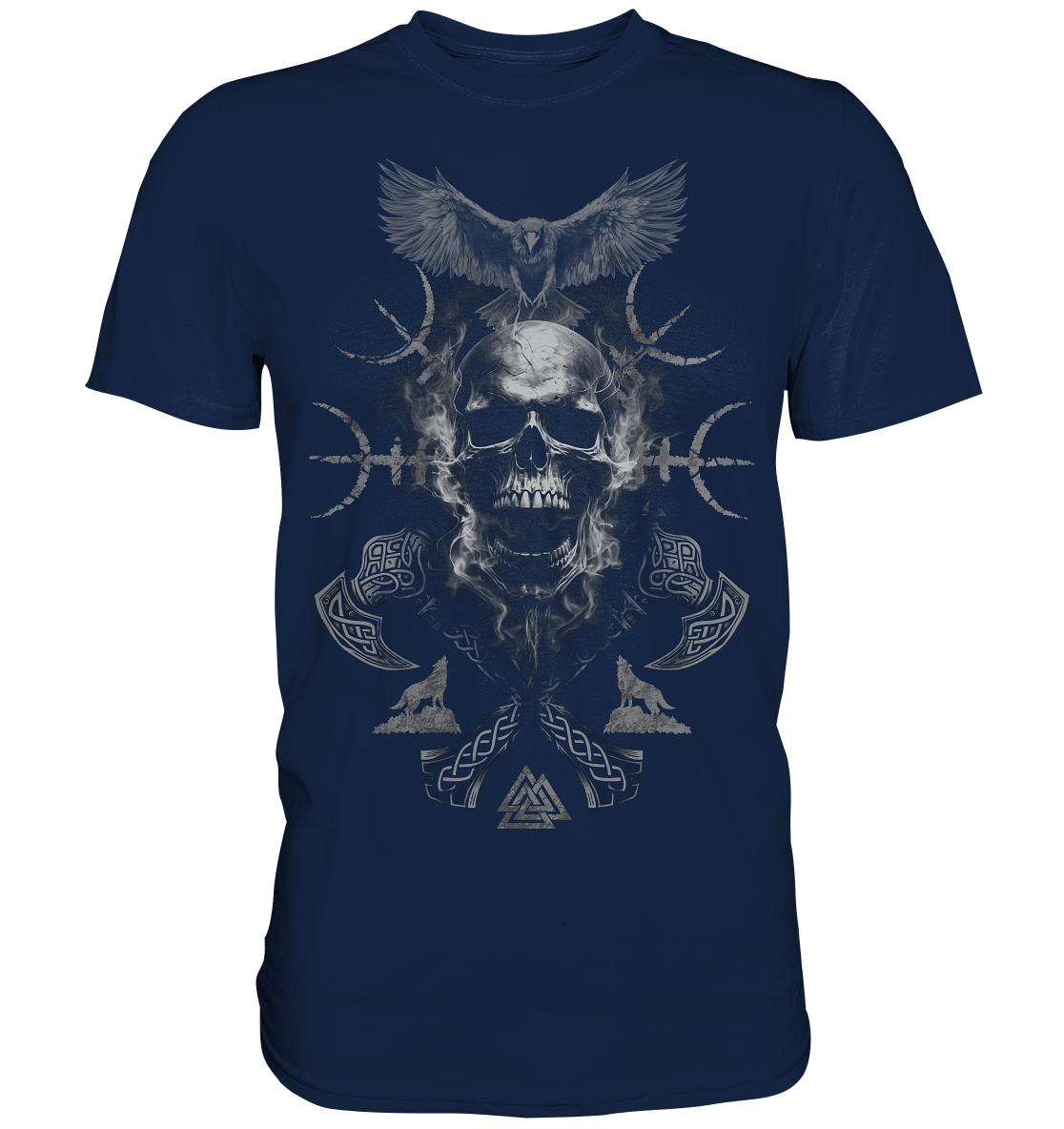 Skull Aegishjalmur - Classic Shirt