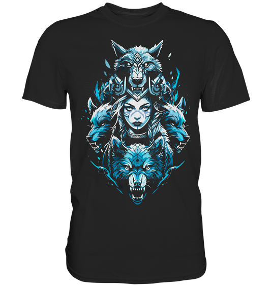 Kriegerin Wölfe - Classic Shirt