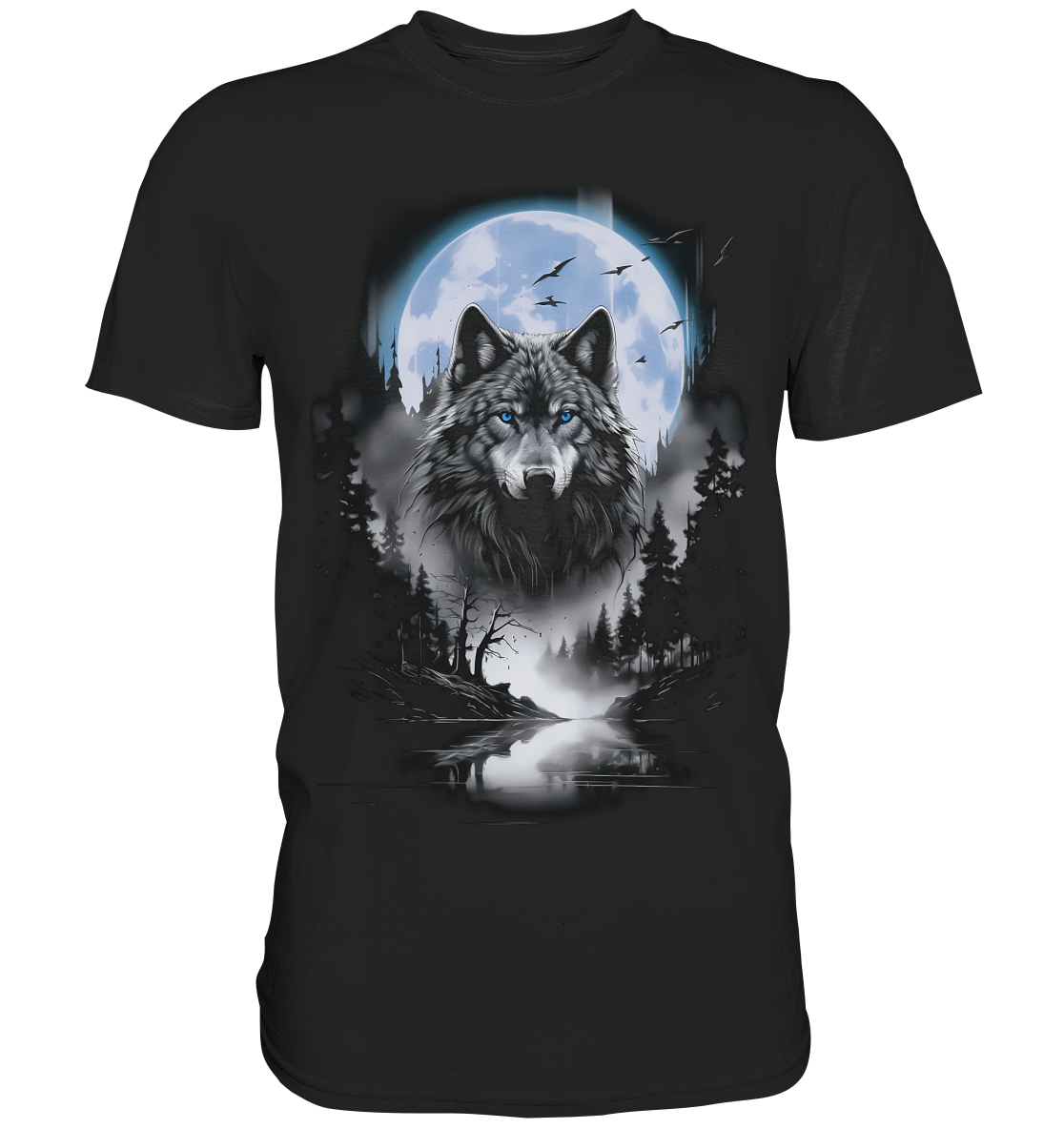 Wolf in Freier Natur - Classic Shirt