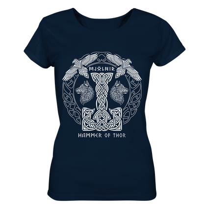 Mjölnir Hammer Of Thor - Ladies Organic Basic Shirt