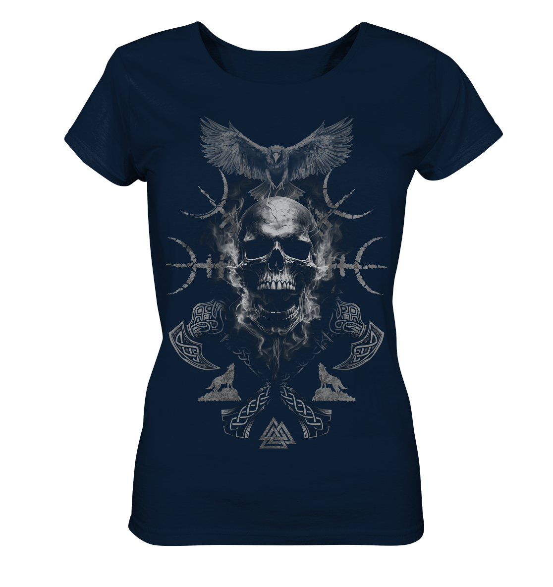 Skull Aegishjalmur - Ladies Organic Basic Shirt