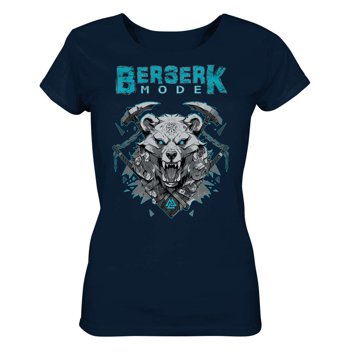 Berserk Mode Bear - Ladies Organic Basic Shirt