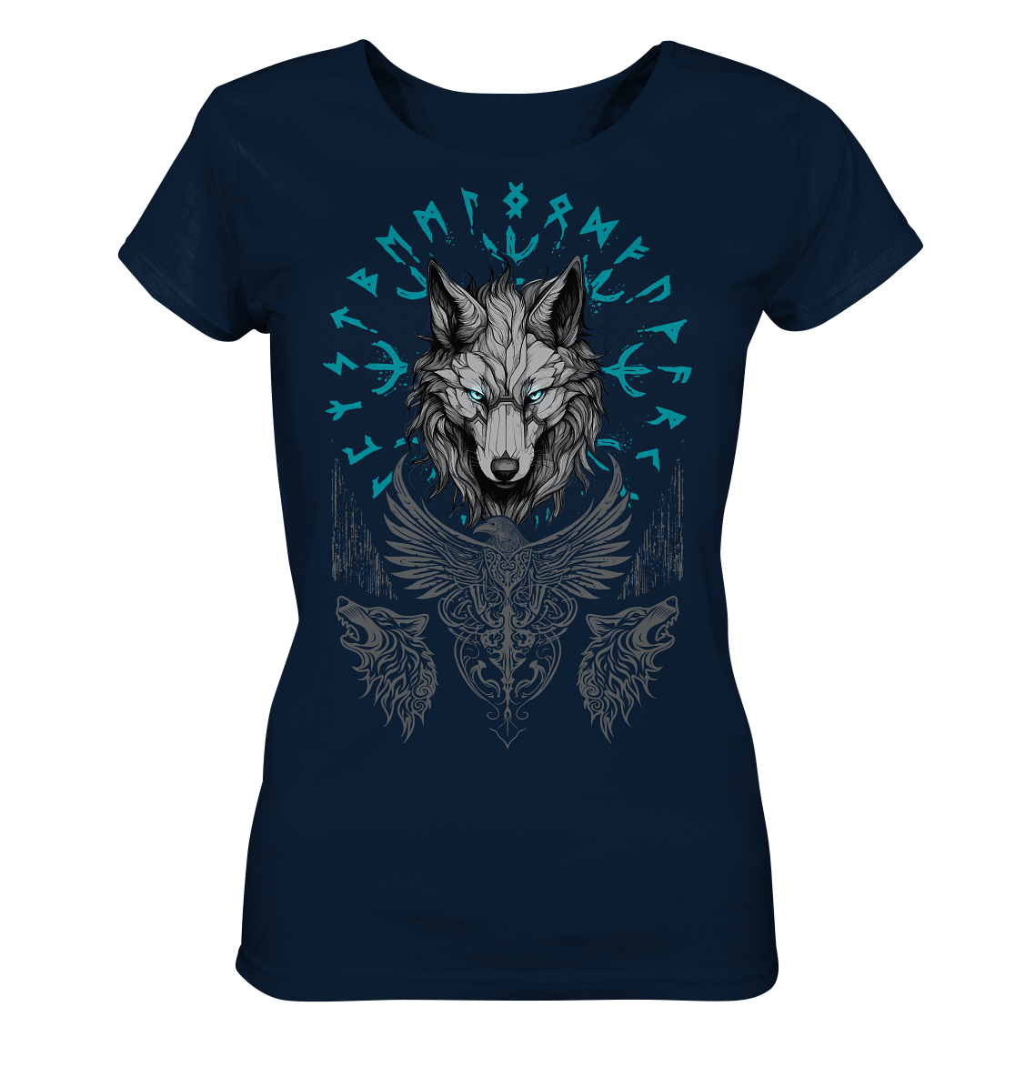 Wolf Vegvisir - Ladies Organic Basic Shirt