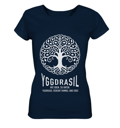 Yggdrasil Wie Oben, So Unten - Ladies Organic Basic Shirt