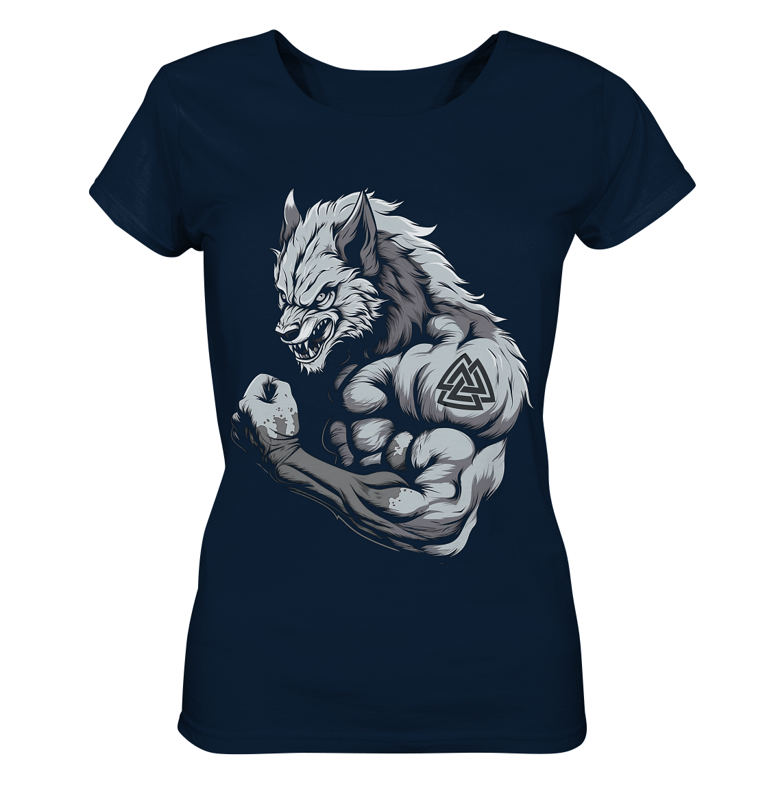 Wolf Valknut - Ladies Organic Basic Shirt