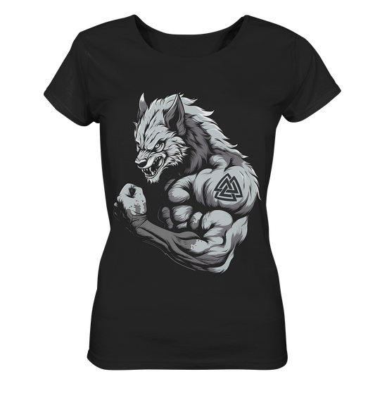 Wolf Valknut - Ladies Organic Basic Shirt