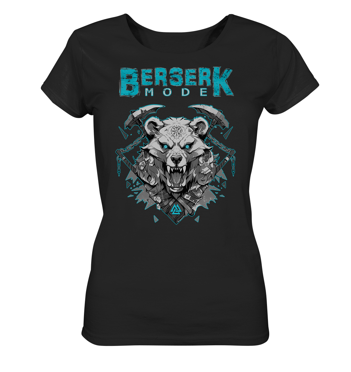 Berserk Mode Bear - Ladies Organic Basic Shirt