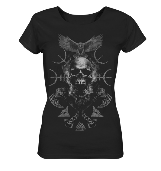 Skull Aegishjalmur - Ladies Organic Basic Shirt