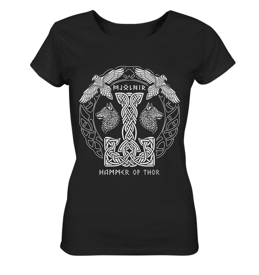 Mjölnir Hammer Of Thor - Ladies Organic Basic Shirt