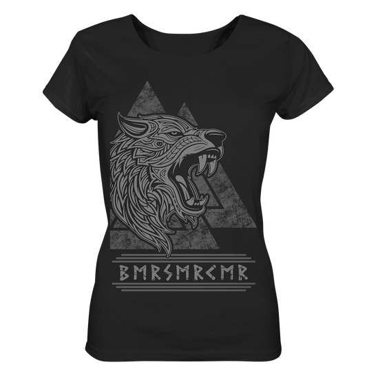 Nordic Wolf Berserker - Ladies Organic Basic Shirt