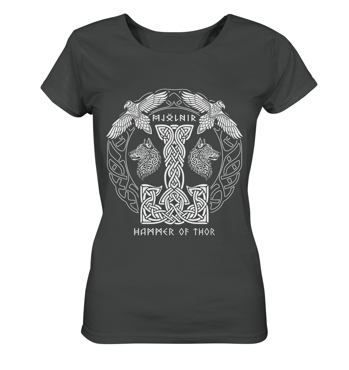 Mjölnir Hammer Of Thor - Ladies Organic Basic Shirt