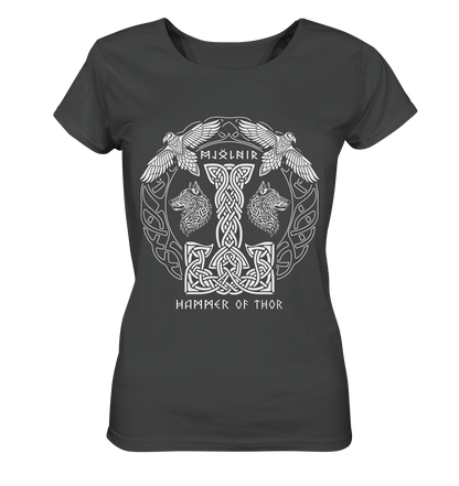 Mjölnir Hammer Of Thor - Ladies Organic Basic Shirt