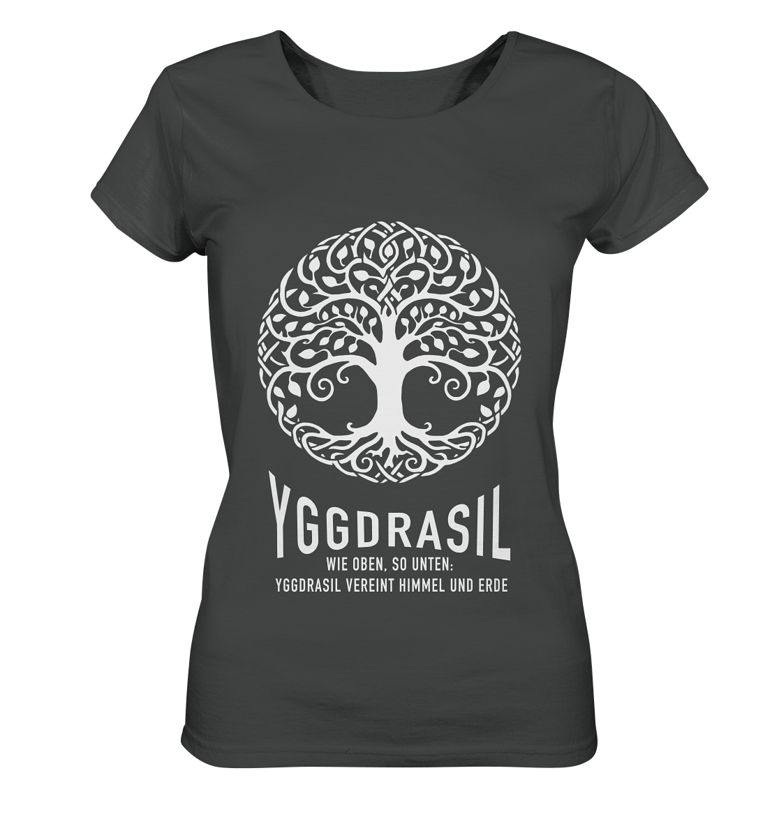 Yggdrasil Wie Oben, So Unten - Ladies Organic Basic Shirt