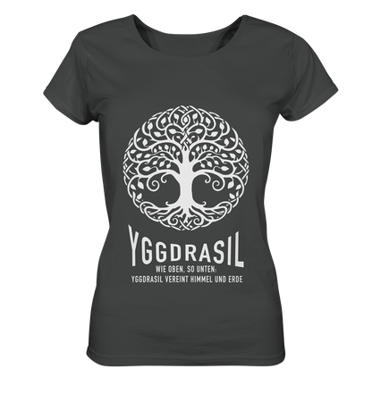 Yggdrasil Wie Oben, So Unten - Ladies Organic Basic Shirt