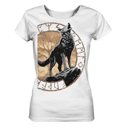 Wolf Yggdrasil  - Ladies Organic Basic Shirt