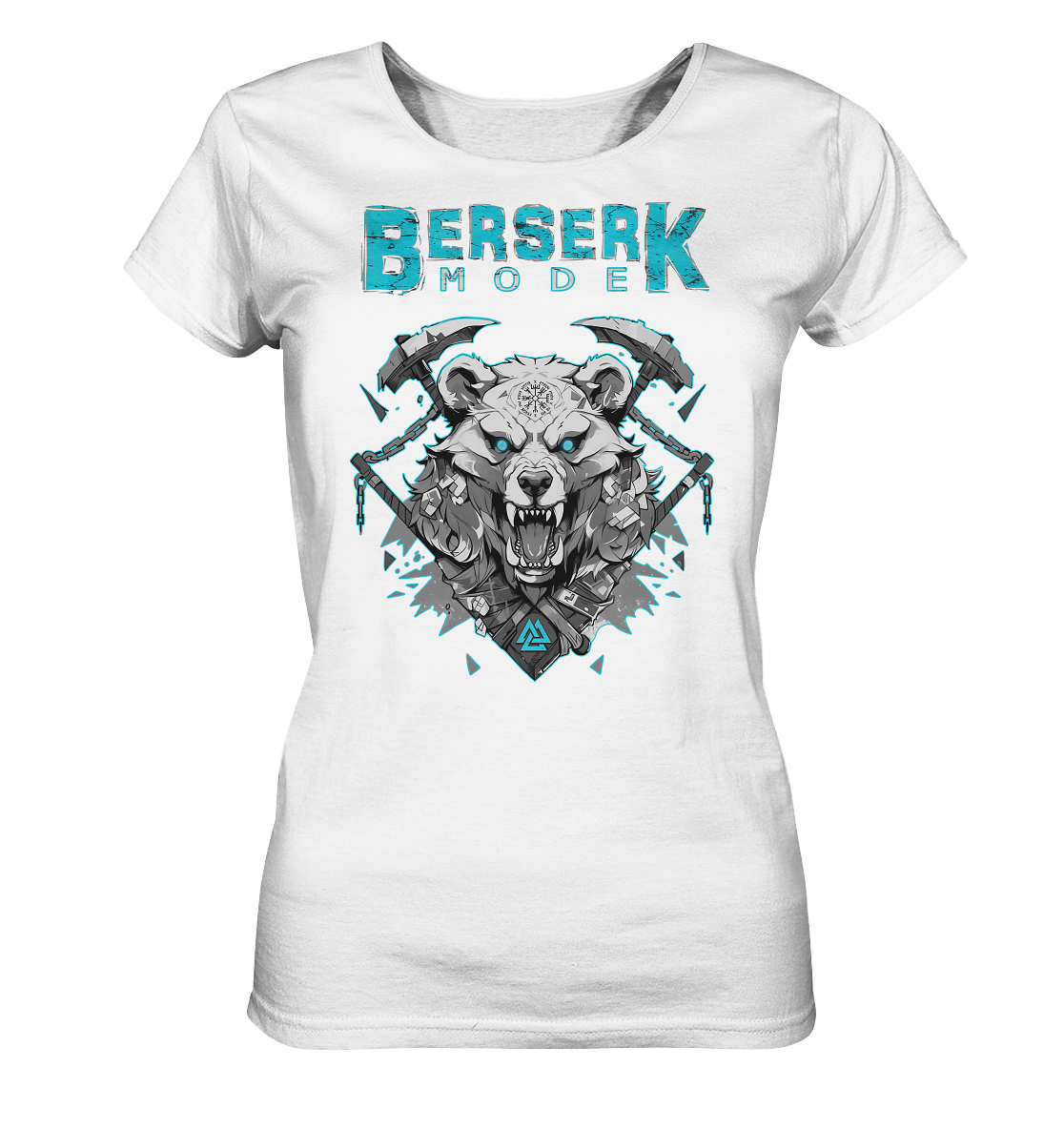 Berserk Mode Bear - Ladies Organic Basic Shirt