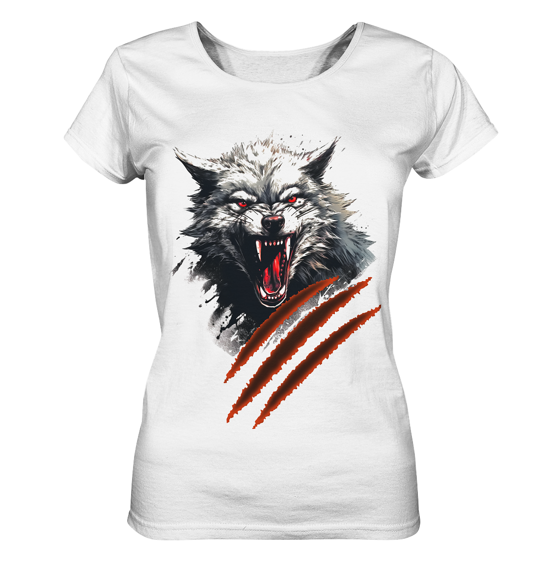 Wolf - Ladies Organic Basic Shirt