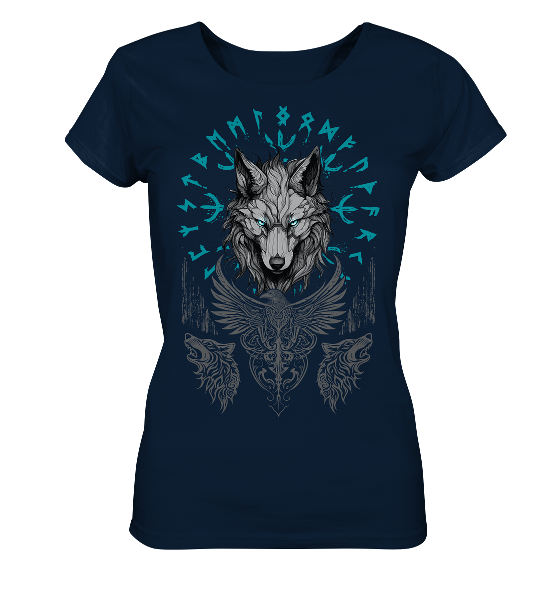 Wolf Vegvisir - Ladies Organic Shirt