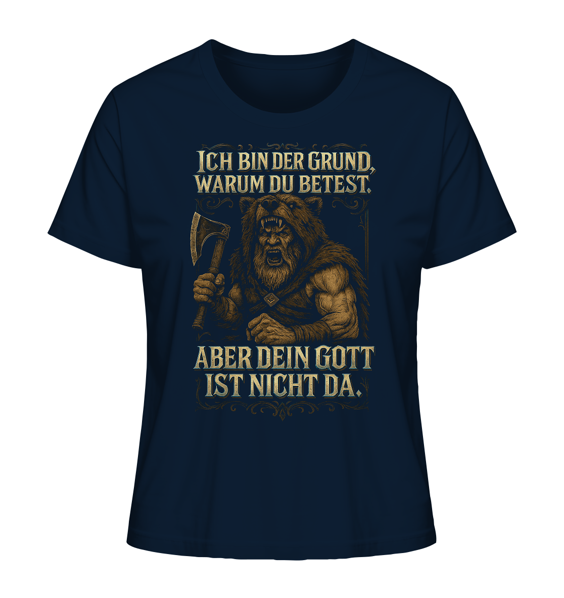 Ich Bin Der Grund ... - Ladies Organic Shirt