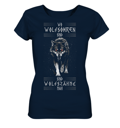 Wolfsohren Wolfszähne  - Ladies Organic Shirt